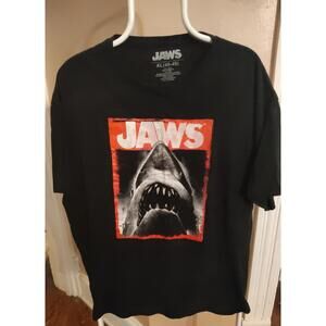 Official - Jaws movie men's T- shirt - XL - black - EUC